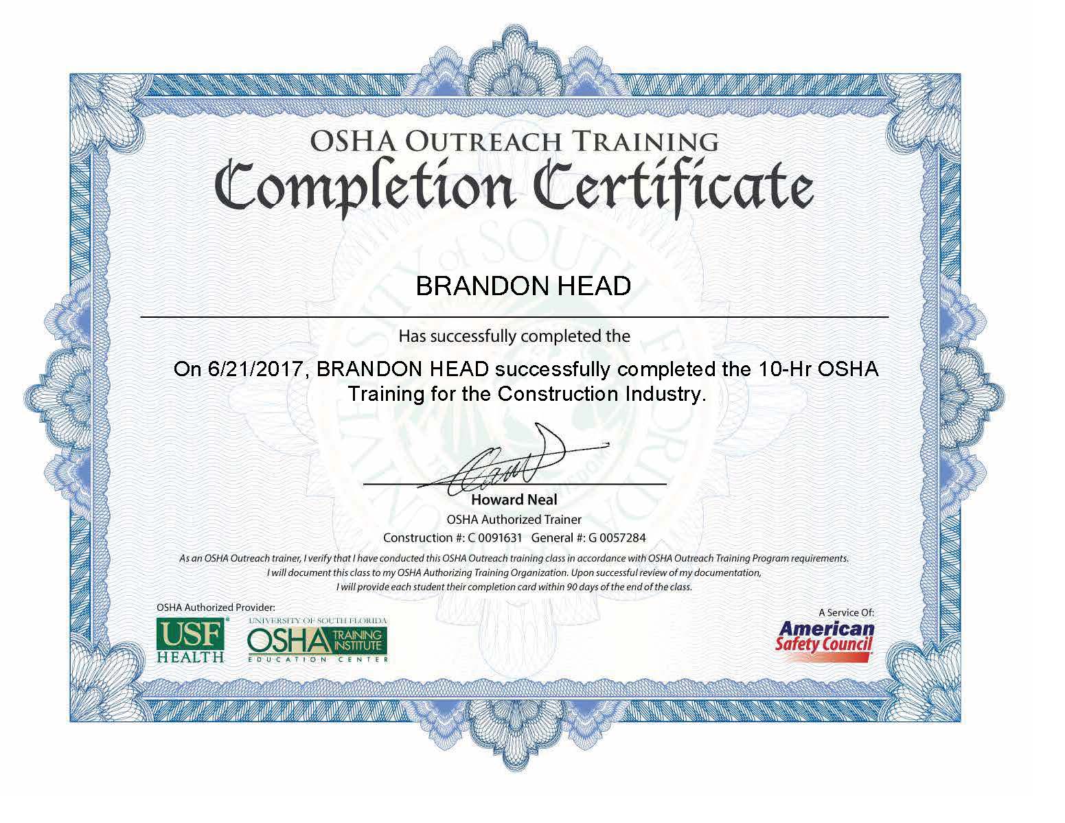 Certificates – Advance Solar And Energy