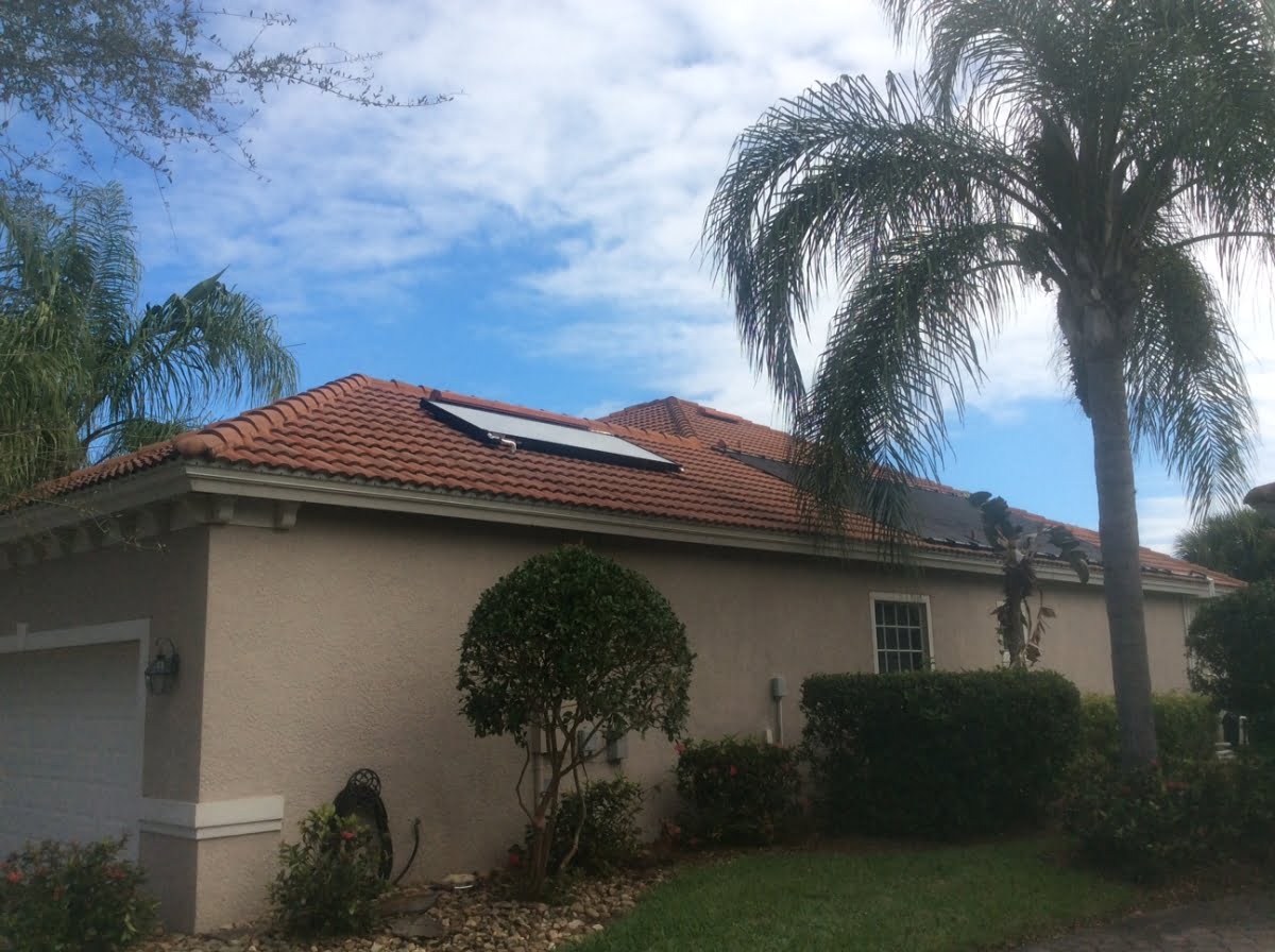 Residential Solar Water Heater In Florida