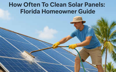 How Often To Clean Solar Panels: Florida Homeowner Guide