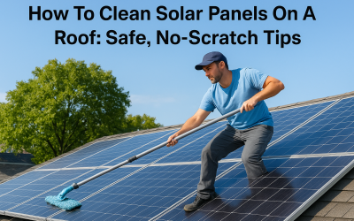 How To Clean Solar Panels On A Roof: Safe, No-Scratch Tips