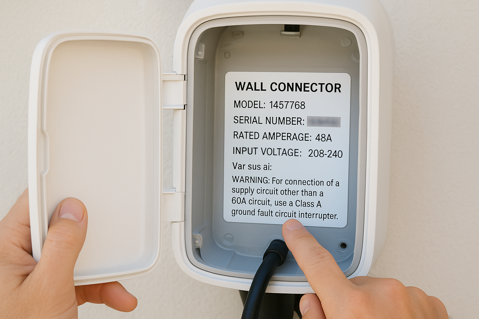 How to read the label on your unit