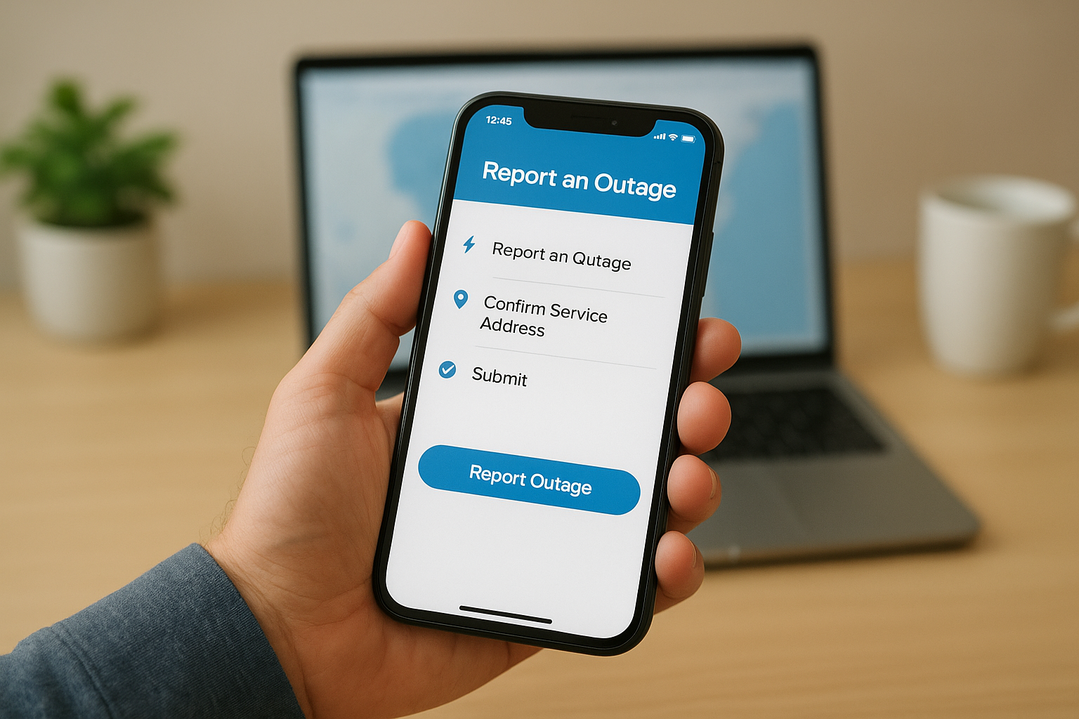 How to report through the FPL app or website