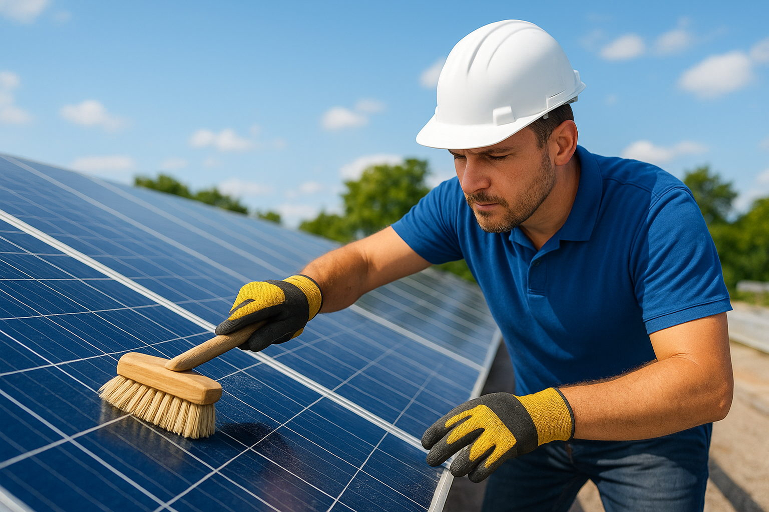 Panel inspection and cleaning