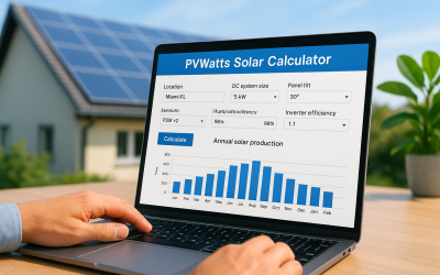 How The PVWatts Solar Calculator Estimates Your Solar kWh