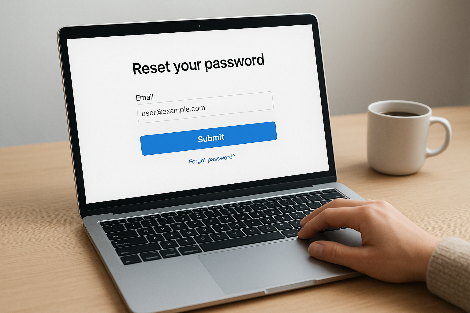 Reset your password