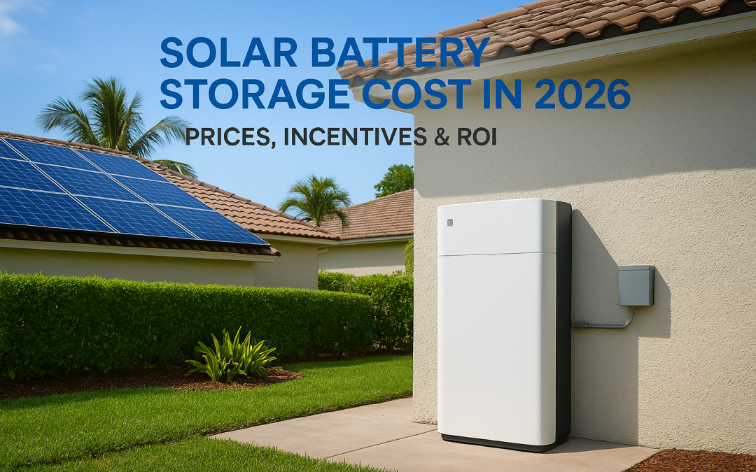 Solar Battery Storage Cost in 2026: Prices, Incentives & ROI