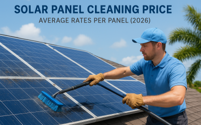 Solar Panel Cleaning Price: Average Rates Per Panel (2026)