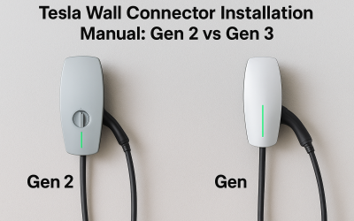 Tesla Wall Connector Installation Manual: Gen 2 vs Gen 3