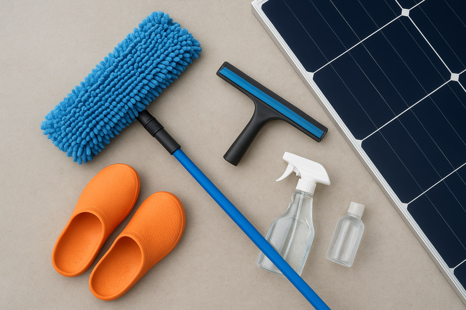 The right tools and cleaning solutions