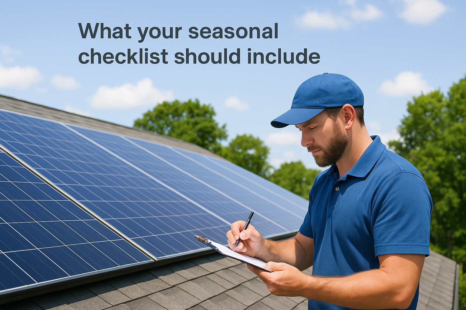 What your seasonal checklist should include