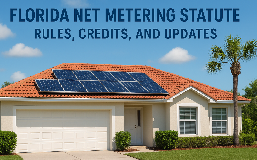 Florida Net Metering Statute: Rules, Credits, And Updates
