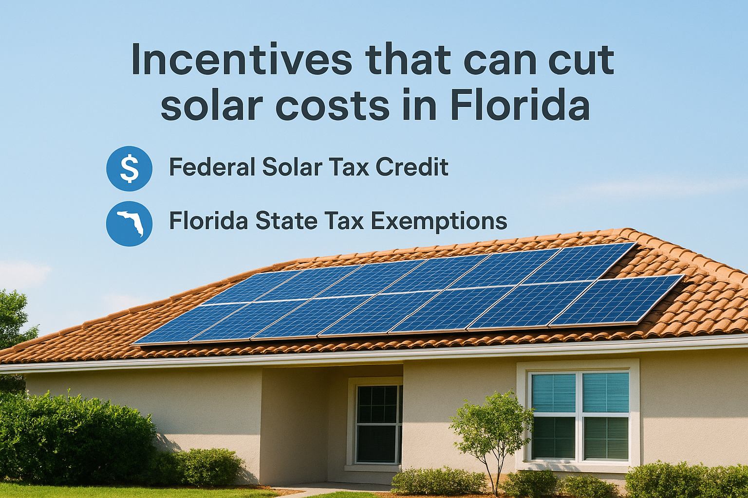Incentives that can cut solar costs in Florida