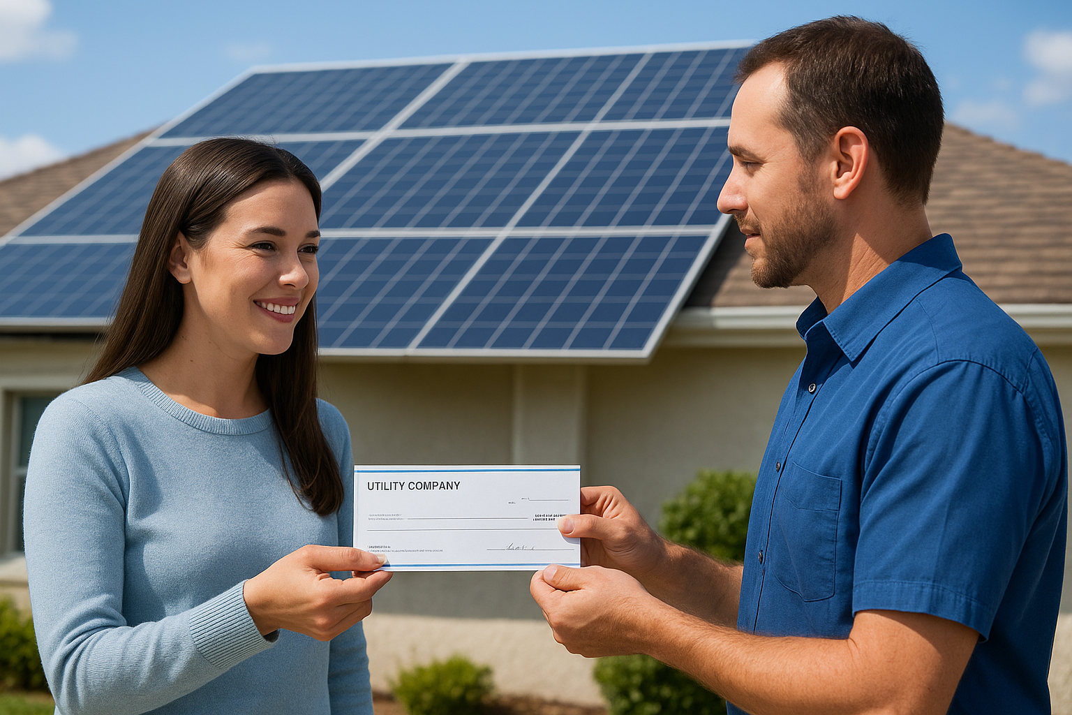 Utility rebates paid to you after installation