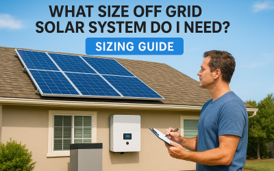 What Size Off Grid Solar System Do I Need? Sizing Guide