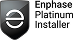 Enphase Platinum Installer badge (shield logo)