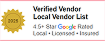 Verified Vendor badge with a checkmark, indicating a trusted local vendor: 4-5 yrs, Local, Licensed, Insured.