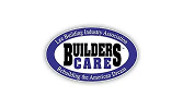 Builders Care logo: an oval badge with blue text reading 'BUILDERS CARE' inside a dark blue ring.